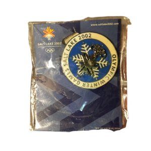 Salt Lake‎ 2002 Olympic Winter Games Snowflake Pin Aminco Official Merchandise